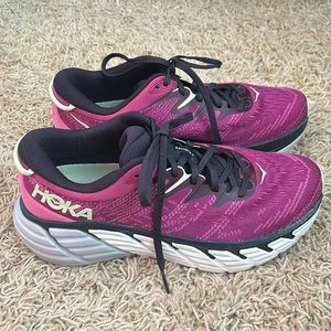 Hoka Women's Sneakers in purple and Black